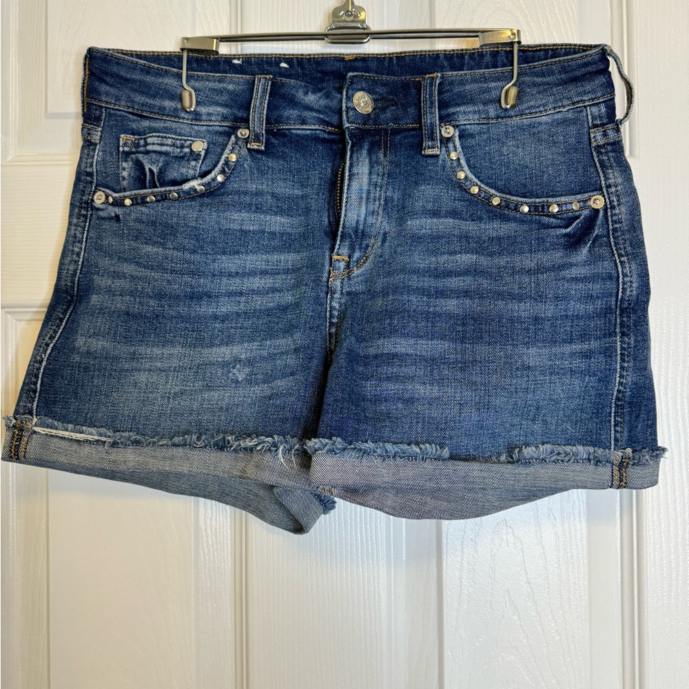 H&M Relaxed Denim Shorts Size 6